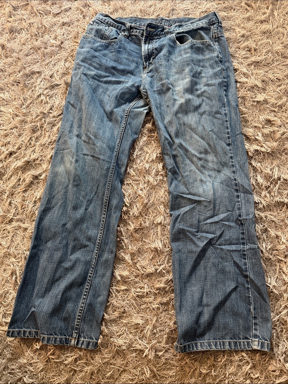Old Navy Men's Bootcut Jeans in Blue Wash